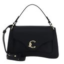 COCCINELLE C-Me Handbag Grained Leather Noir COCCINELLE C-Me Handbag Grained Leather Noir