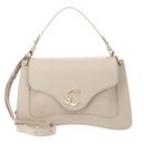 COCCINELLE C-Me Grained Leather Handbag Sandshell