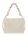 COCCINELLE Boheme Handbag Suede Grainy Leather Sandshell / Sandshell