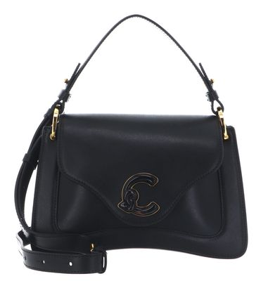 COCCINELLE C-Me Calf & Marb Handbag Noir