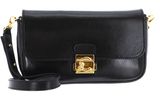 COCCINELLE C-Me Lock Shiny Smooth Mini Bag Leather Noir