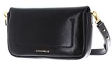 COCCINELLE C-Me Lock Shiny Smooth Mini Bag Leather Noir