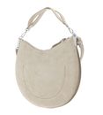 COCCINELLE Sunup Handbag Suede Leather Sandshell