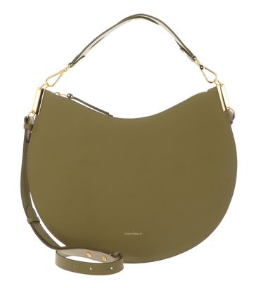 COCCINELLE Sunup Handbag Double Grainy Leather Seagrass / Sandshell
