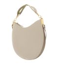 COCCINELLE Sunup Handbag Double Grainy Leather Sandshell / Seagrass