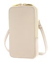 COCCINELLE Flor Hi-Tech Phone Bag Sandshell