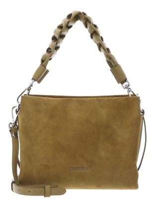 COCCINELLE Boheme Handbag Suede Grainy Leather Seagrass / Seagrass