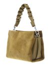 COCCINELLE Boheme Handbag Suede Grainy Leather Seagrass / Seagrass