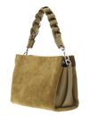 COCCINELLE Boheme Handbag Suede Grainy Leather Seagrass / Seagrass