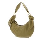 COCCINELLE Furoshiki Handbag puffy Smooth Leather Seagrass