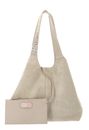 COCCINELLE C-Easy Suede Handbag Sandshell / Sandshell