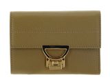 COCCINELLE Arlettis Wallet Grained Leather Seagrass