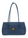 COCCINELLE C-Me Lock Handbag Grained Leather Deep Blue