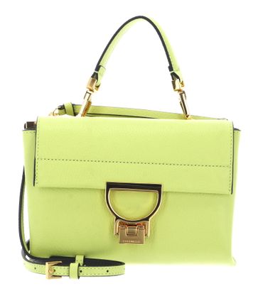 COCCINELLE Arlettis Handbag Grainy Leather Green Glow