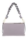COCCINELLE Boheme Grana Double Shoulder Bag Oyster / Pearl