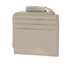 COCCINELLE Tassel Credit Card Holder Sandshell