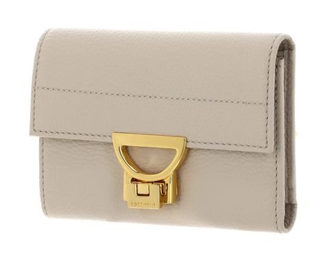 COCCINELLE Arlettis Wallet Grained Leather Sandshell