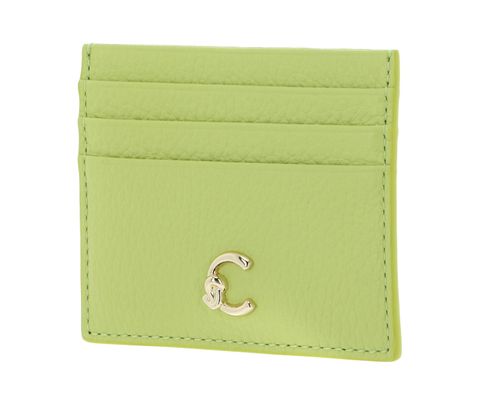 COCCINELLE C-Me Document Holder Grained Leather Green Glow