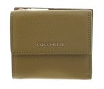 COCCINELLE Metallic Soft Wallet Grained Leather Seagrass