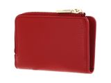 COCCINELLE Metallic Soft Credit Card Holder Scarlet