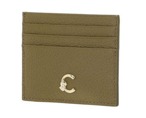 COCCINELLE C-Me Document Holder Grained Leather Seagrass