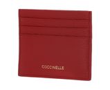 COCCINELLE C-Me Document Holder Grained Leather Scarlet
