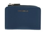 COCCINELLE Metallic Soft Credit Card Holder Deep Blue