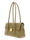 COCCINELLE C-Me Lock Handbag Grained Leather Seagrass