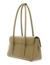 COCCINELLE C-Me Lock Handbag Grained Leather Seagrass