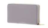 COCCINELLE Metallic Soft Wallet Grained Leather Oyster