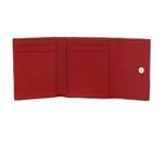 COCCINELLE Metallic Soft Wallet Grained Leather Scarlet