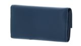 COCCINELLE Arlettis Wallet Grained Leather Deep Blue