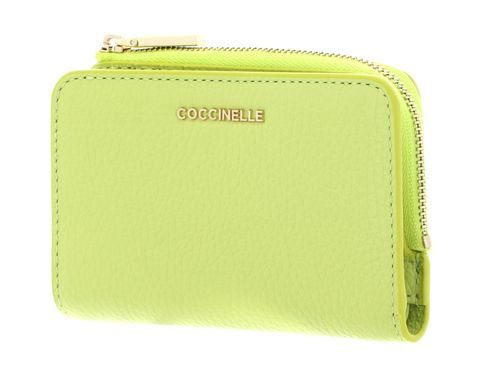COCCINELLE Metallic Soft Wallet Green Glow