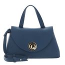 COCCINELLE Nikla Handbag Double Grainy Leather Deep Blue / Sandshell