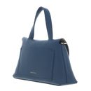 COCCINELLE Nikla Handbag Double Grainy Leather Deep Blue / Sandshell