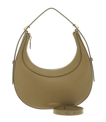 COCCINELLE Whisper Grained Leather Mini Bag Seagrass