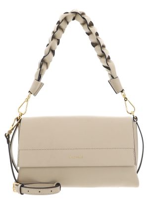 COCCINELLE Boheme Grana Double Shoulder Bag Sandshell / Seagrass