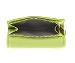 COCCINELLE Metallic Soft Wallet Grained Leather Green Glow