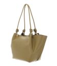 COCCINELLE Finn Handbag Grained Leather Seagrass COCCINELLE Finn Handbag Grained Leather Seagrass