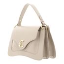 COCCINELLE C-Me Grained Leather Handbag Sandshell COCCINELLE C-Me Grained Leather Handbag Sandshell