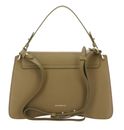 COCCINELLE C-Me Grained Leather Handbag Seagrass