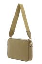 COCCINELLE Tebe Mini Bag Grained Leather Seagrass