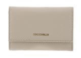 COCCINELLE Metallic Soft Wallet Grainy Leather Sandshell