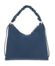 COCCINELLE Boheme Grana Double Shoulder Bag L Deep Blue / Sandshell