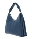 COCCINELLE Boheme Grana Double Shoulder Bag L Deep Blue / Sandshell