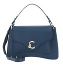 COCCINELLE C-Me Grained Leather Handbag Deep Blue