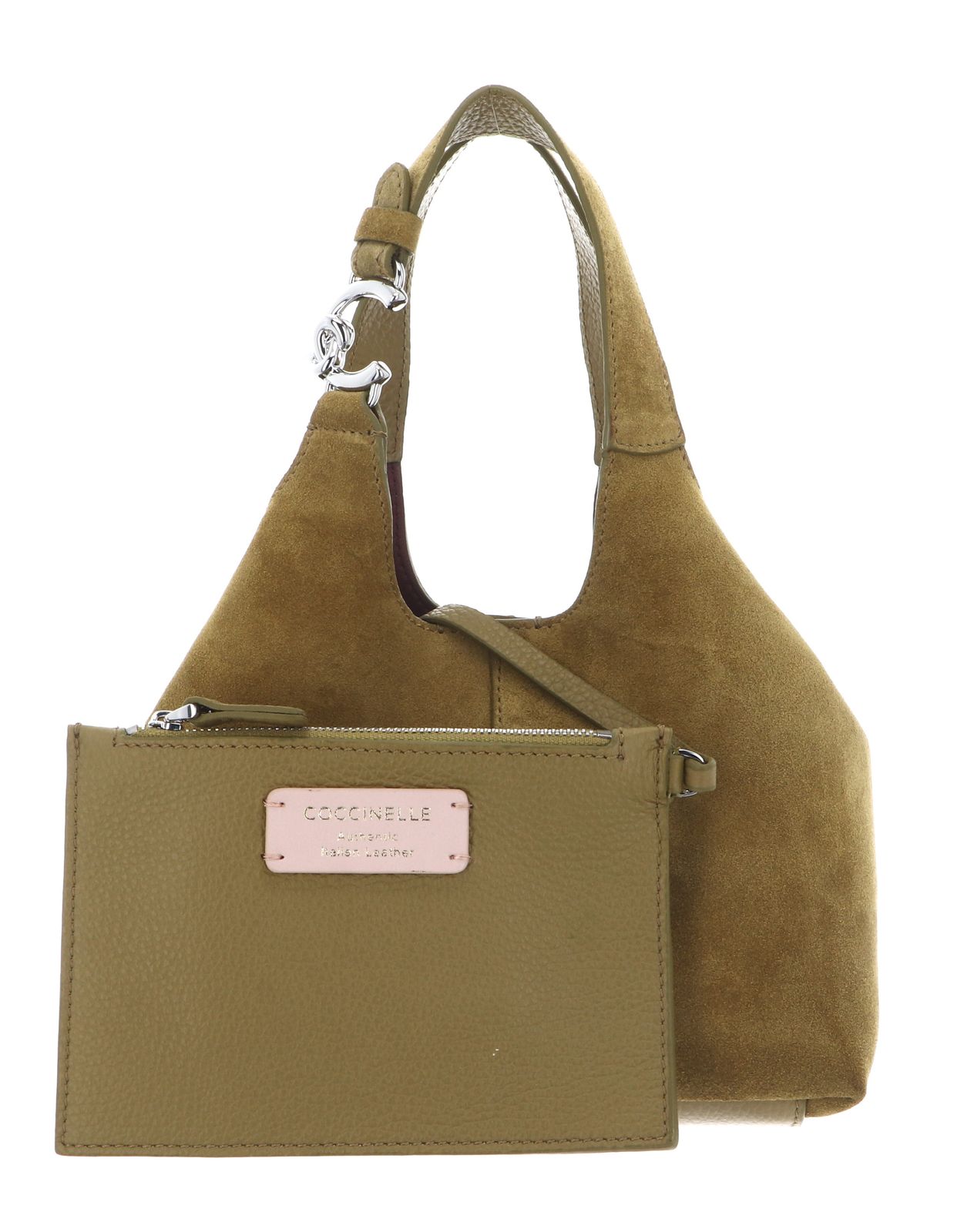 COCCINELLE C-Easy Handbag Suede Seagrass