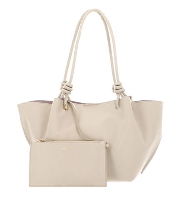 COCCINELLE Finn Handbag Grained Leather Sandshell