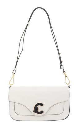 COCCINELLE C-Me Calf & Marb Handbag Pearl