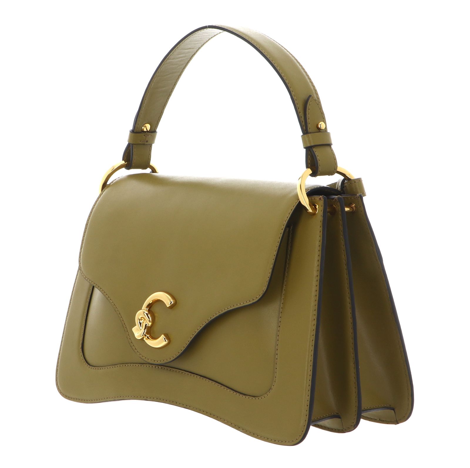COCCINELLE C-Me Calf Handbag Seagrass COCCINELLE C-Me Calf Handbag Seagrass
